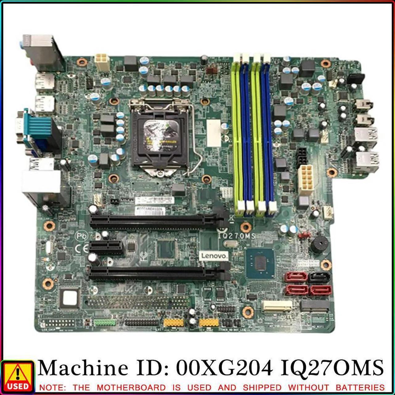 For ThinkCentre M910s M910t Desktop Motherboard IQ270MS 00XG204 00XG209 Q270 DDR4 1151 Full Tested