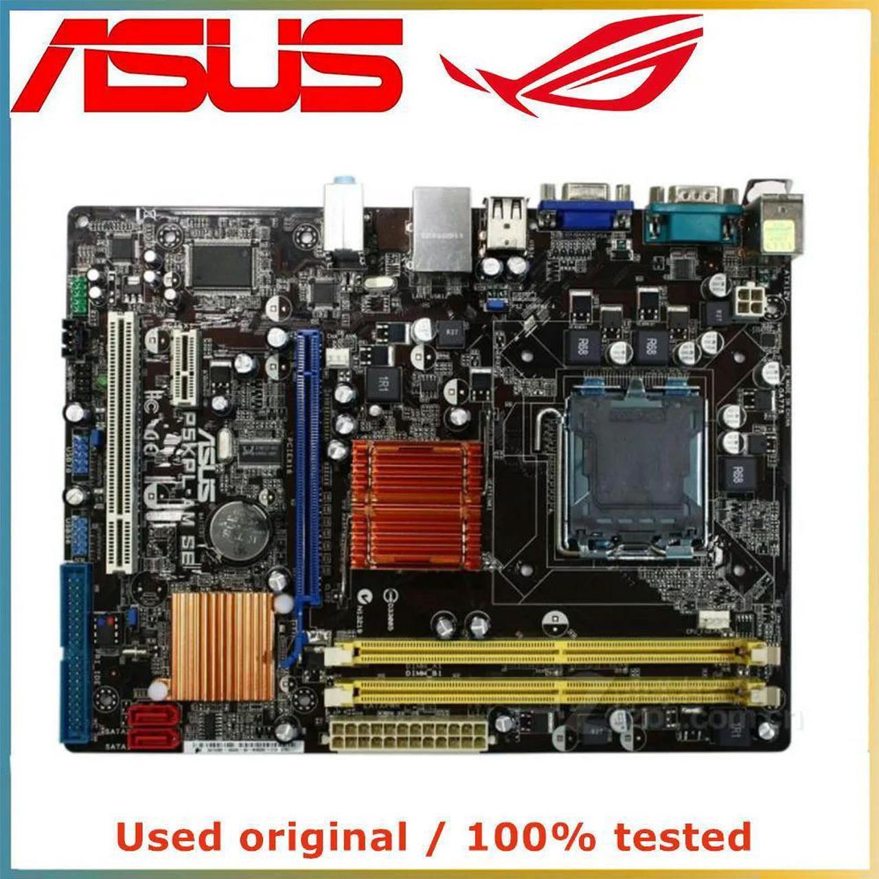 For G31 For P5KPL-AM SE Computer Motherboard LGA 775 DDR2 4G Desktop Mainboard SATA II PCI-E 2.0 X16