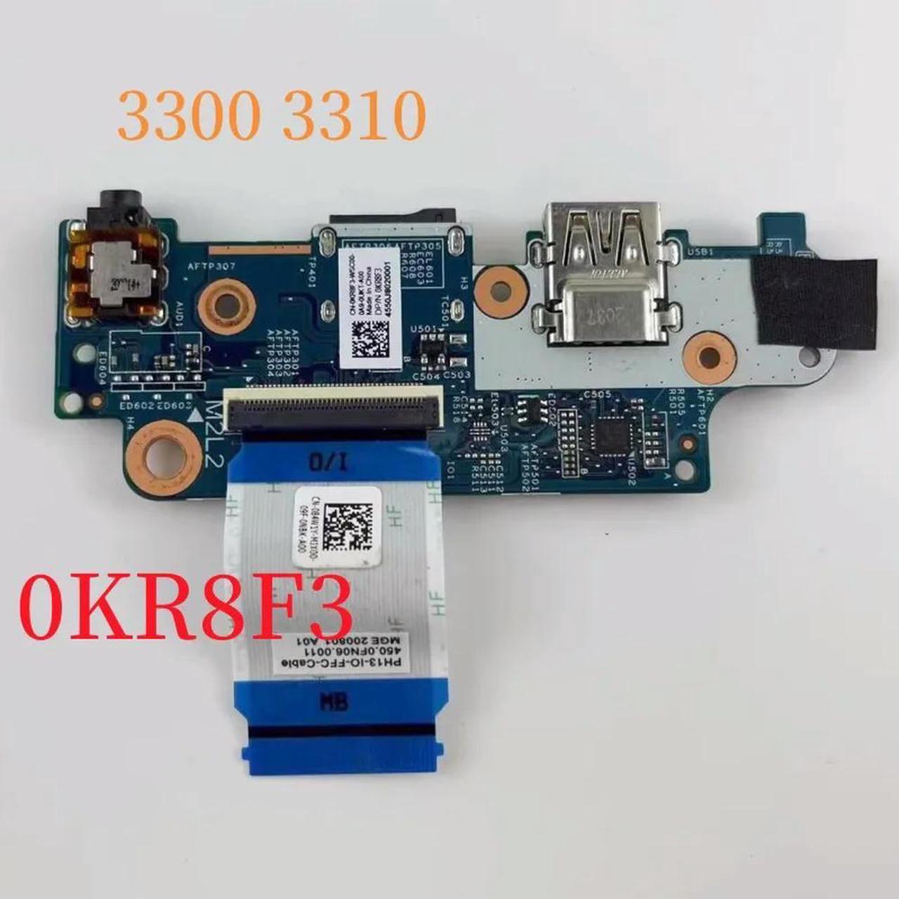 0KR8F3 For 3300 3310 USB Audio SD Board With Cable 18A29-1 CN-0KR8F3 KR8F3 100% Tested Fully Work