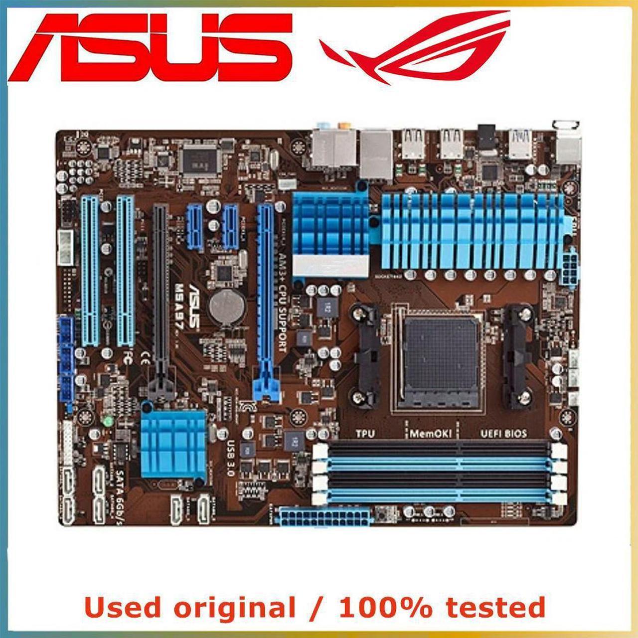 For M5A97 Computer Motherboard AM3+ AM3 DDR3 32G For 970 Desktop Mainboard USB3.0 SATA III