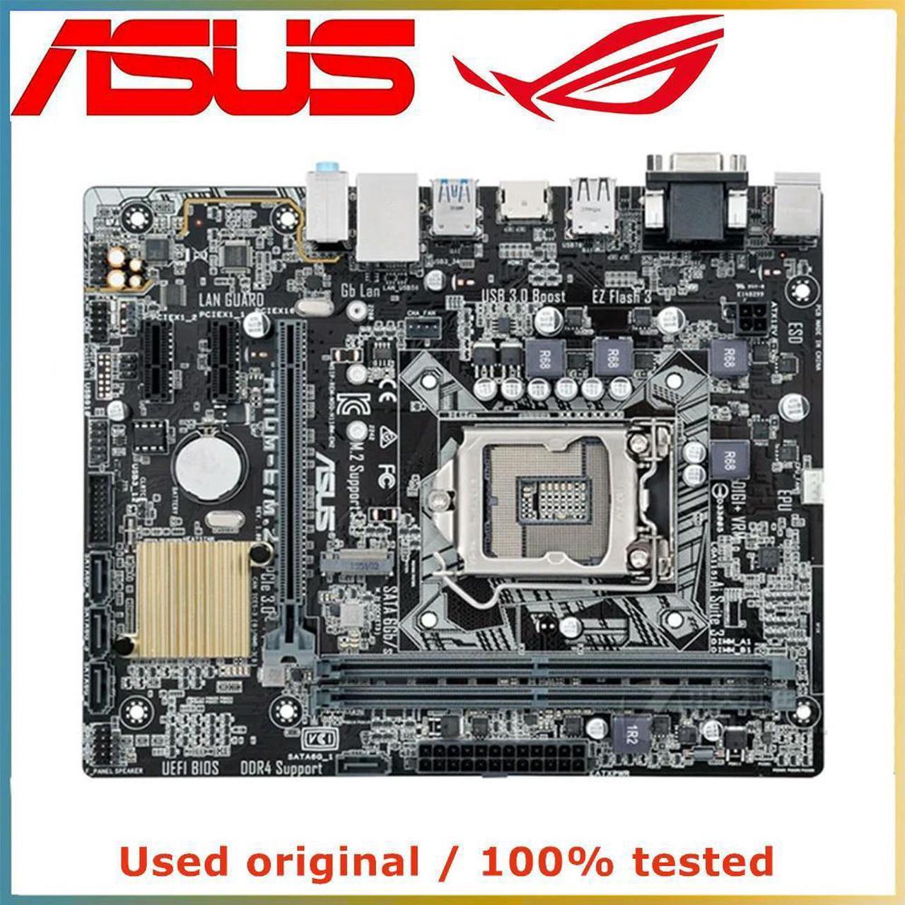 For H110M-E/M.2 Computer Motherboard LGA 1151 DDR4 32G For H110 Desktop Mainboard SATA III PCI-E 3.0 X16