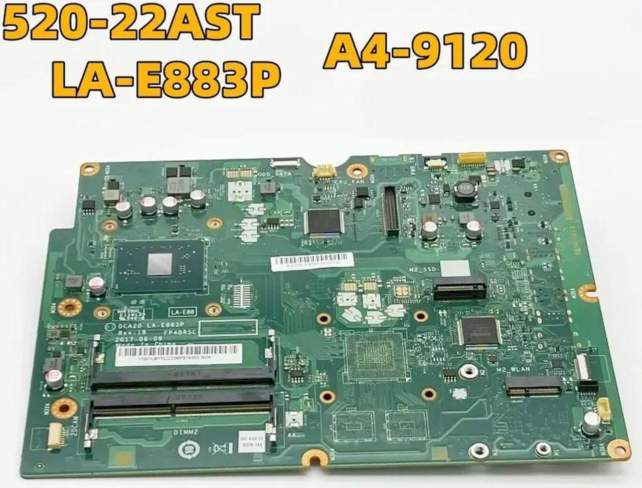 LA-E883P For 520-22AST AIO Motherboard 01LM155 With A4-9120U CPU DDR4 Mainboard 100% Tested Fully Work