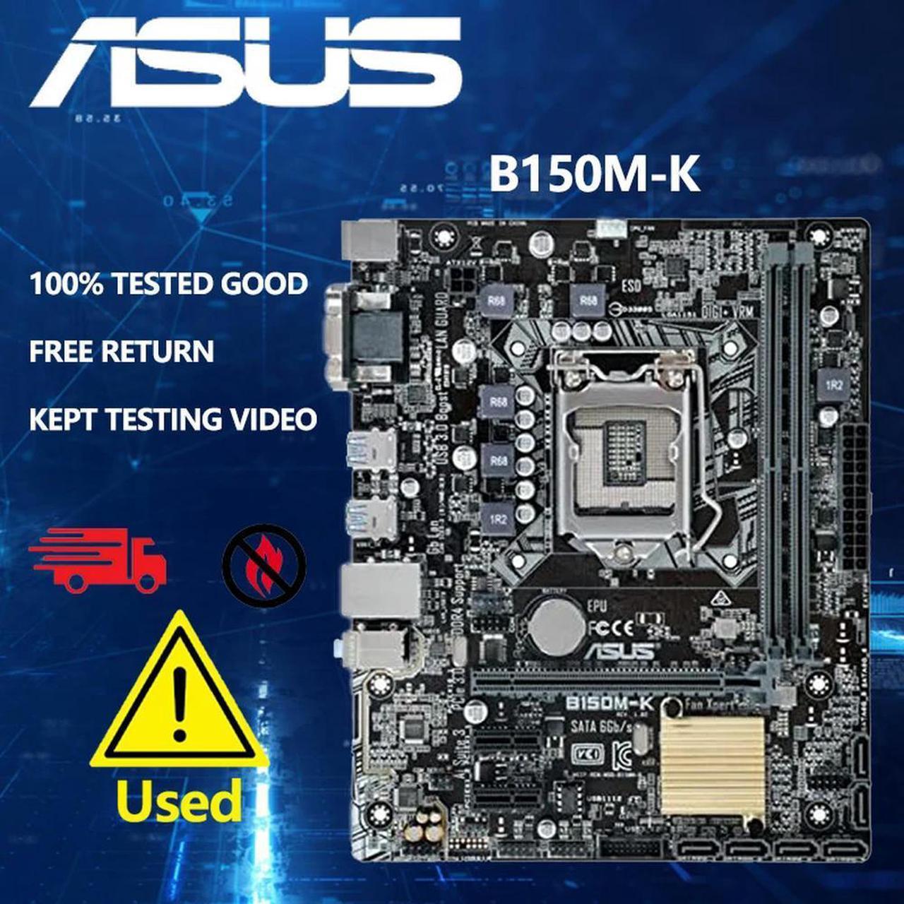 B150M-K Desktop Motherboard B150 Socket LGA 1151 i7 i5 i3 DDR3 32G SATA3 Micro-ATX