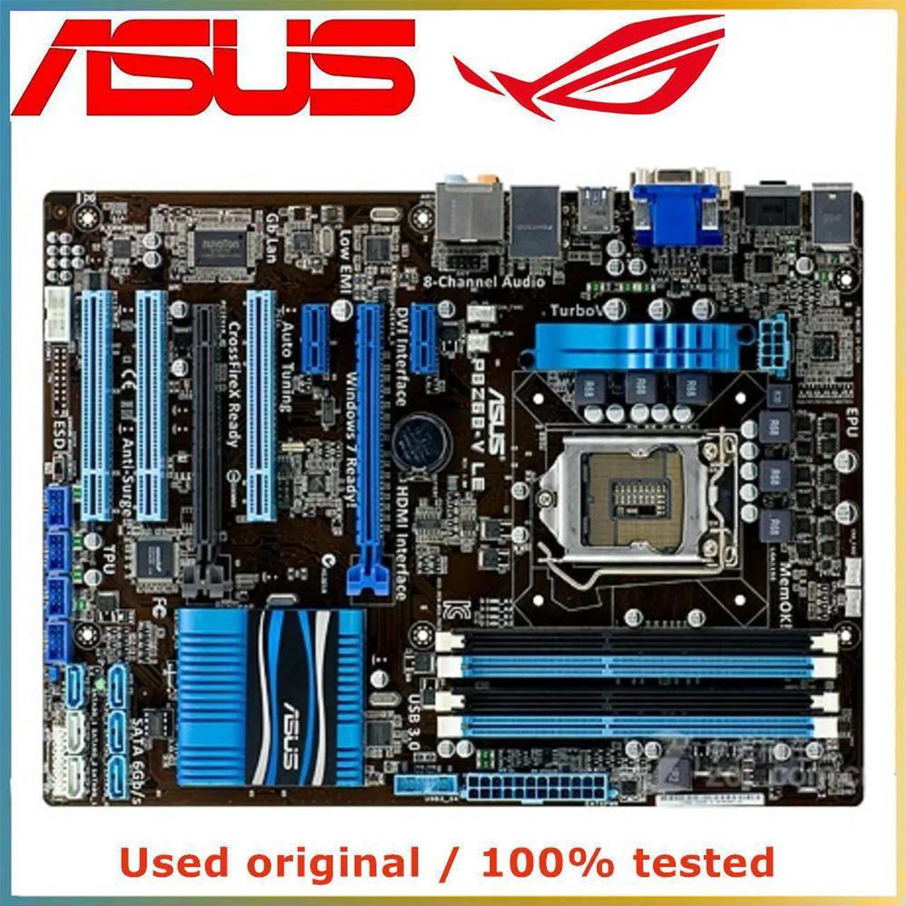 For P8Z68-V LE Computer Motherboard LGA 1155 DDR3 32G For Z68 P8Z68 Desktop Mainboard SATA III PCI-E 3.0 X16