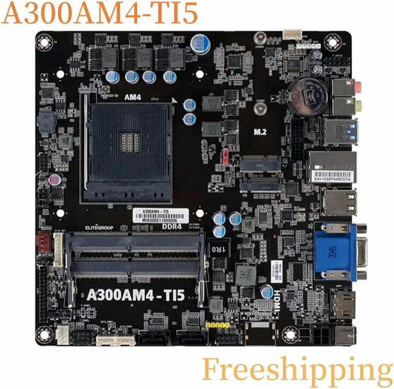 A300AM4-TI5 For ECS Mini ITX Motherboard AM4 DDR4 Support Ryzen 5000 series CPU Mainboard 100% Tested Fully Work