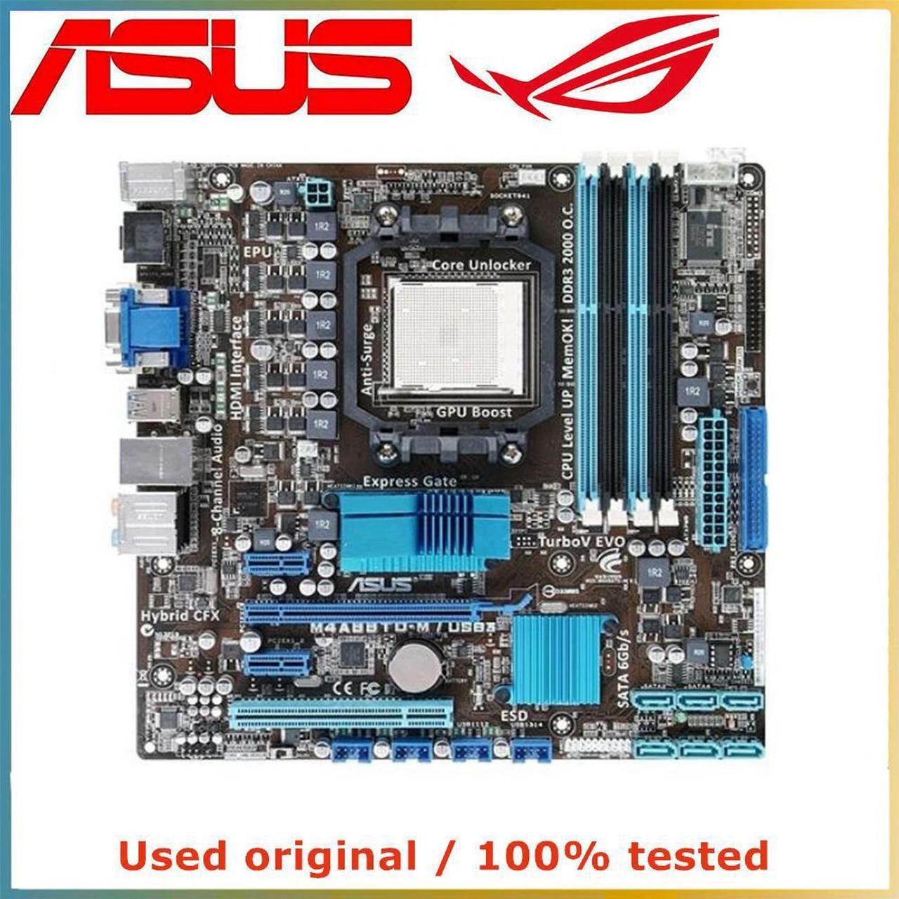 For M4A88TD-M/USB3 Computer Motherboard AM3 DDR3 32G For 880G Desktop Mainboard USB2.0 SATA II