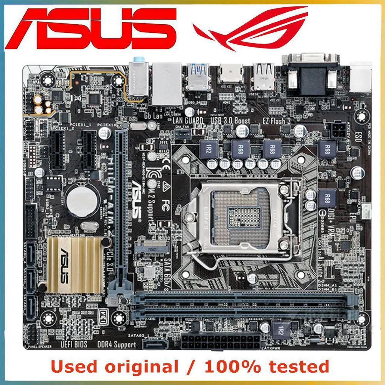 For H110M-A/M.2 Computer Motherboard LGA 1151 DDR4 32G For H110 Desktop Mainboard SATA III PCI-E 3.0 X16