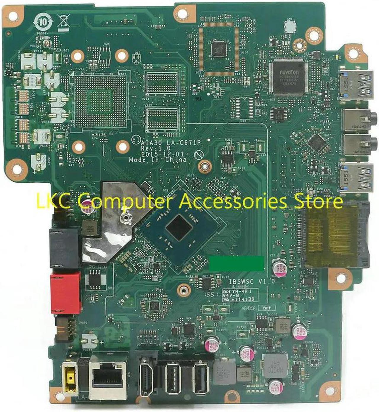 FOR C20-00 C2000 AIO All-In-One Motherboard AIA30 LA-C671P IBSWSC 00XG053 Mainboard SR2A9 N3700 DDR3 100%Tested