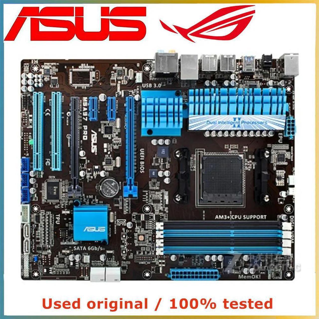 For M5A97 PRO Computer Motherboard AM3+ AM3 DDR3 32G For 970 Desktop Mainboard USB3.0 SATA III