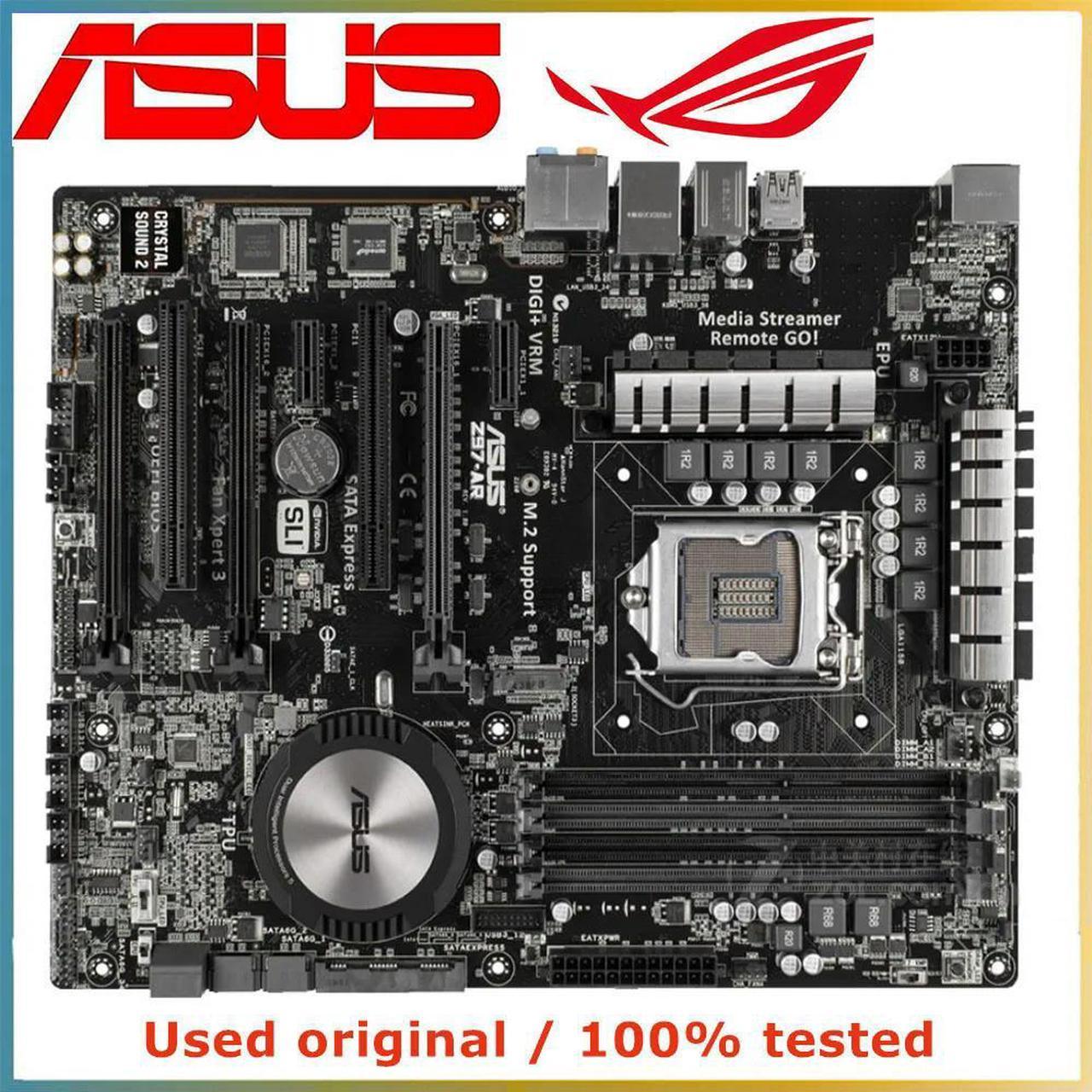 For Z97-AR Computer Motherboard LGA 1150 DDR3 32G For Z97 Desktop Mainboard SATA III PCI-E 3.0 X16