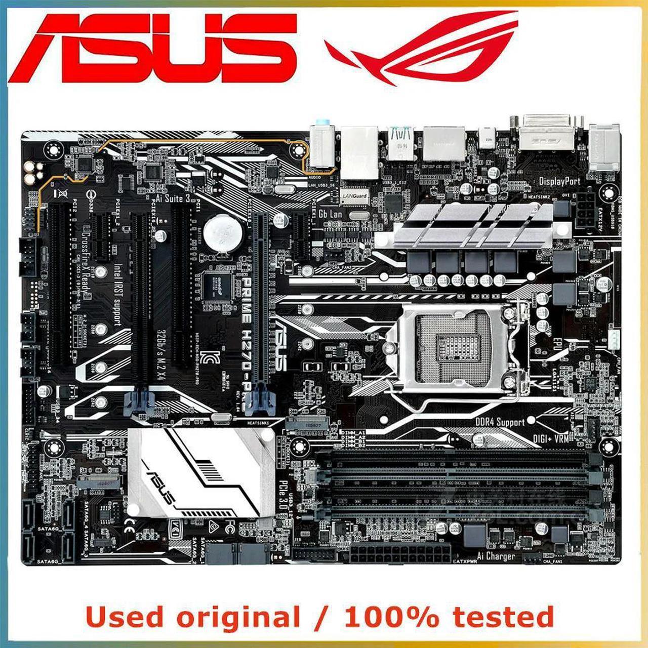 For PRIME H270-PRO Computer Motherboard LGA 1151 DDR4 64GB For H270 Desktop Mainboard M.2 NVME PCI-E 3.0 X16