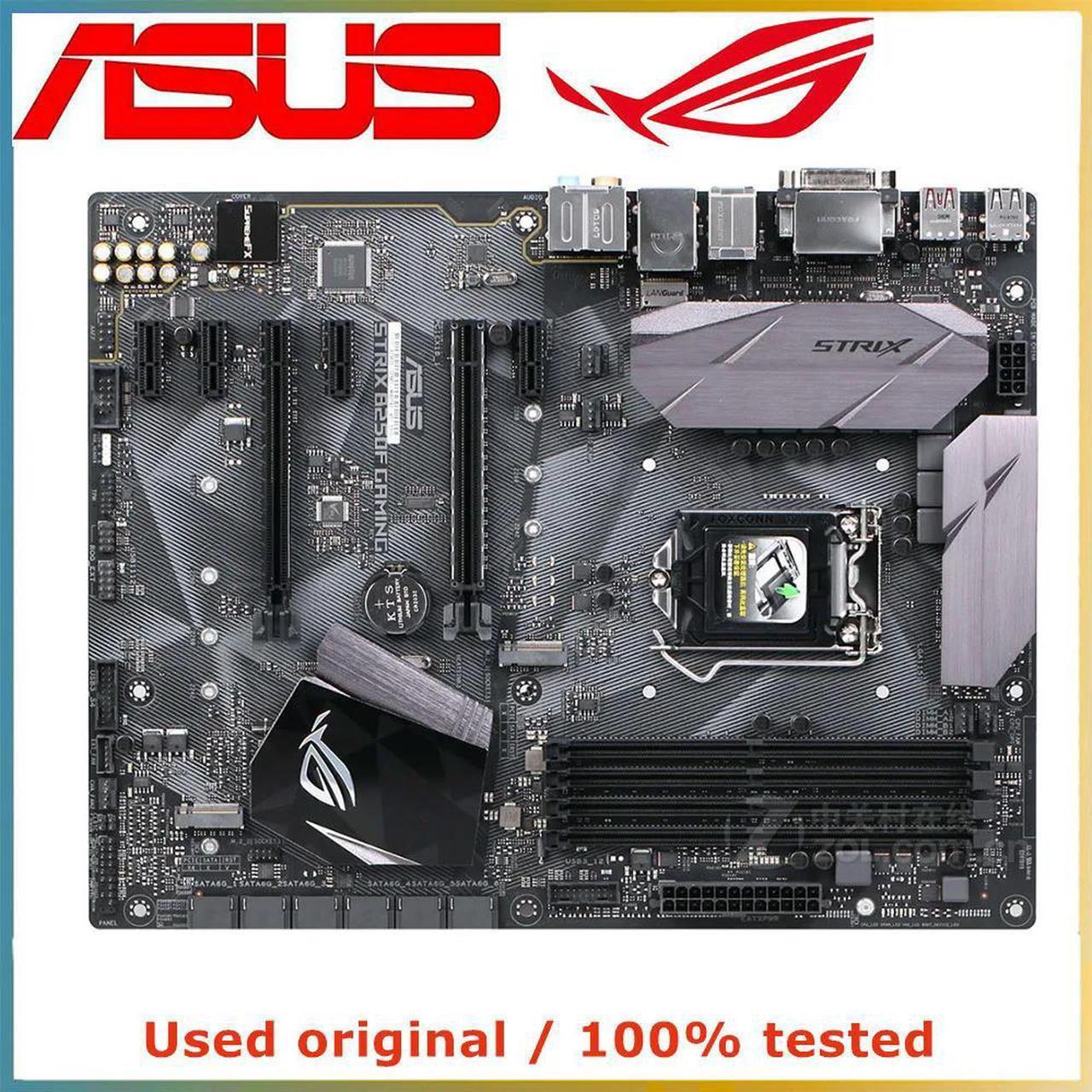 B250-F For ROG STRIX B250F GAMING Computer Motherboard LGA 1151 DDR4 64G For B250 Desktop Mainboard PCI-E 3.0 X16