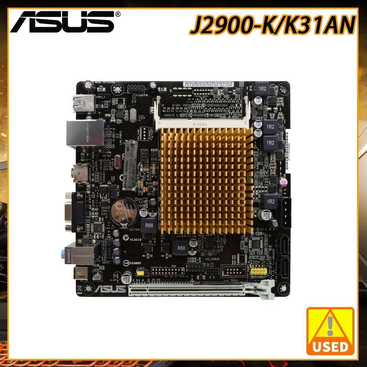 Mini ITX Motherboard J2900-K/K31AN Motherboard Integrated J2900 Dual-core DDR3 RAM Memory HDMI