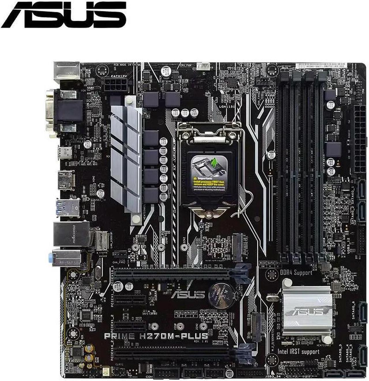 H270 Motherboard PRIME H270M-PLUS for Core i7 6700 7700 i5 6600 7600 6500 7500 LGA 1151 Motherboard for i3 6100 7100 7100T