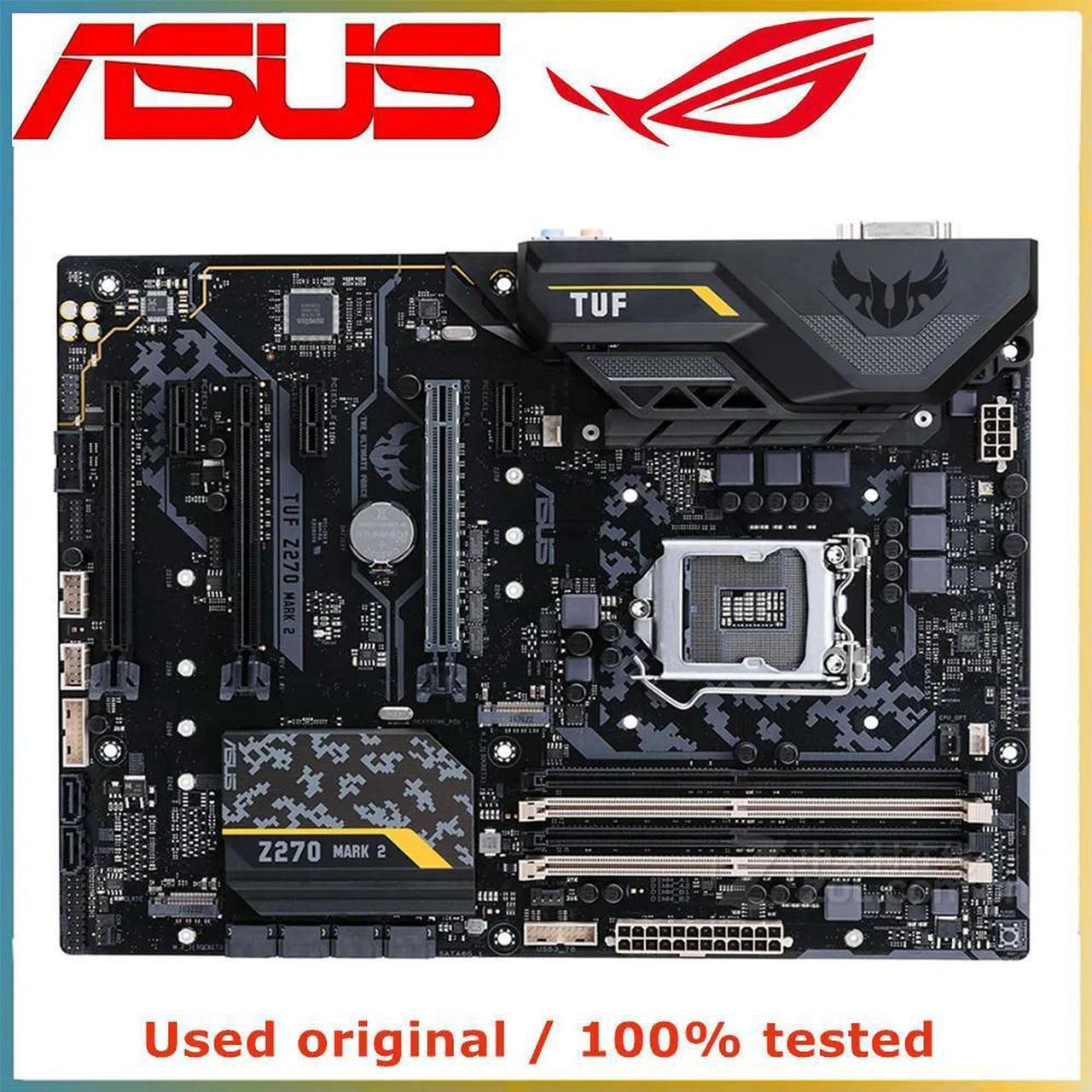 For TUF Z270 MARK 2 Computer Motherboard LGA 1151 DDR4 64GB For Z270 Desktop Mainboard M.2 NVME PCI-E 3.0 X16