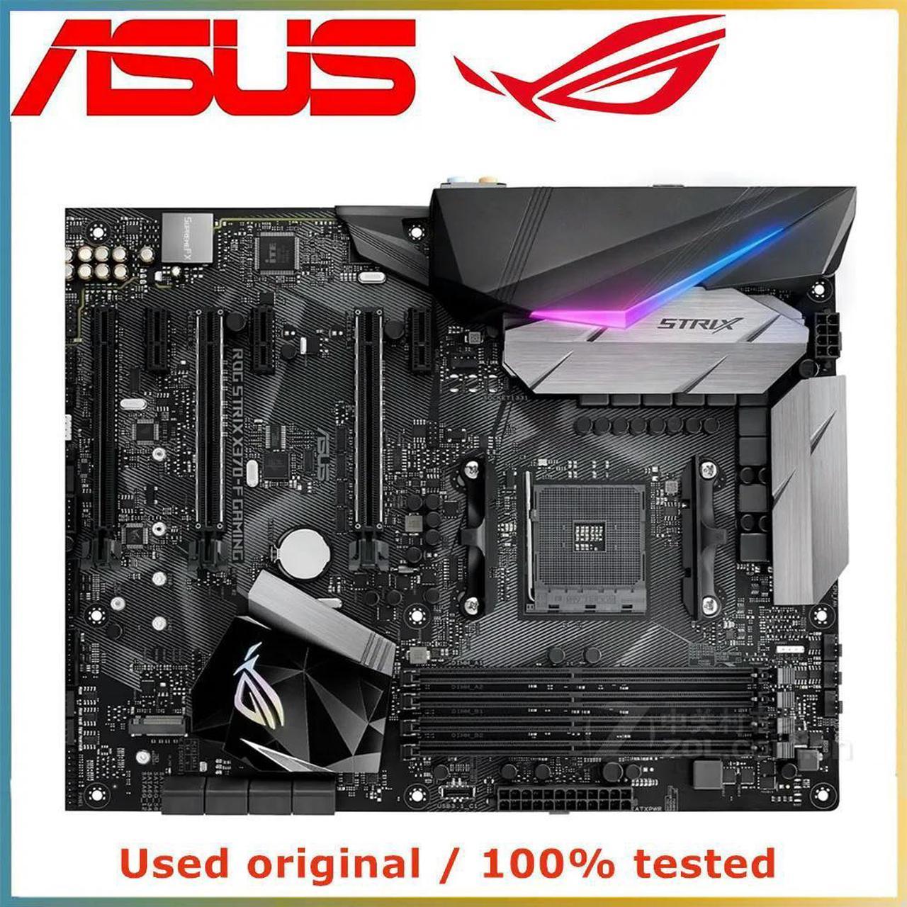 For X370 For ROG STRIX X370-F Gaming Computer Motherboard AM4 DDR4 64G Desktop Mainboard  SATA III USB PCI-E 3.0 X16