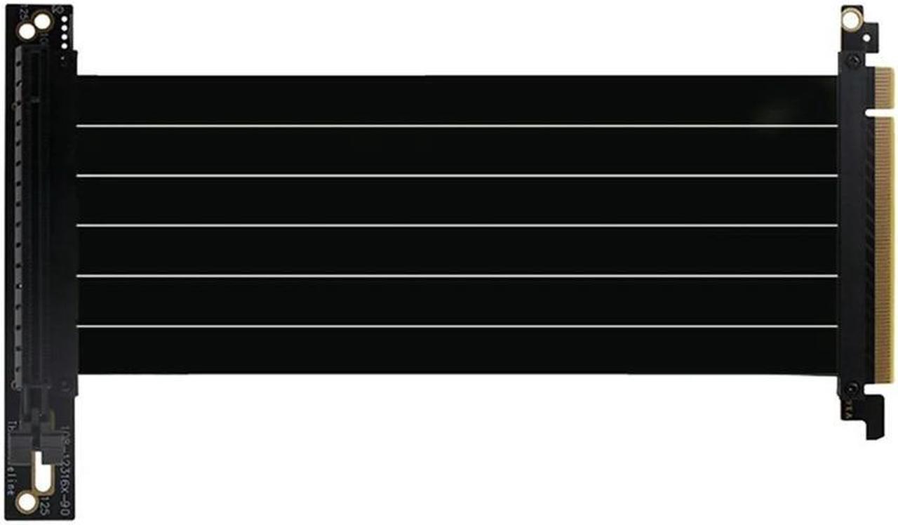 PCI-E 3.0 16X 90 Degree PCI-E Graphics Card Extension Cable Network Card Adapter, Full Speed and Stability 30 cm