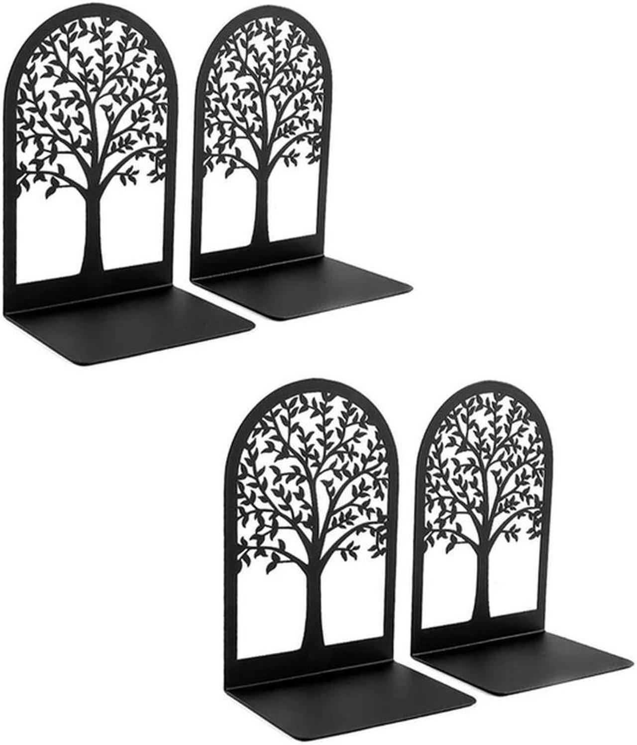 Modern Book Ends Bookends Tree Book Ends For Shelves Metal Bookends For Heavy Books Bookend Book Holder For Home Office