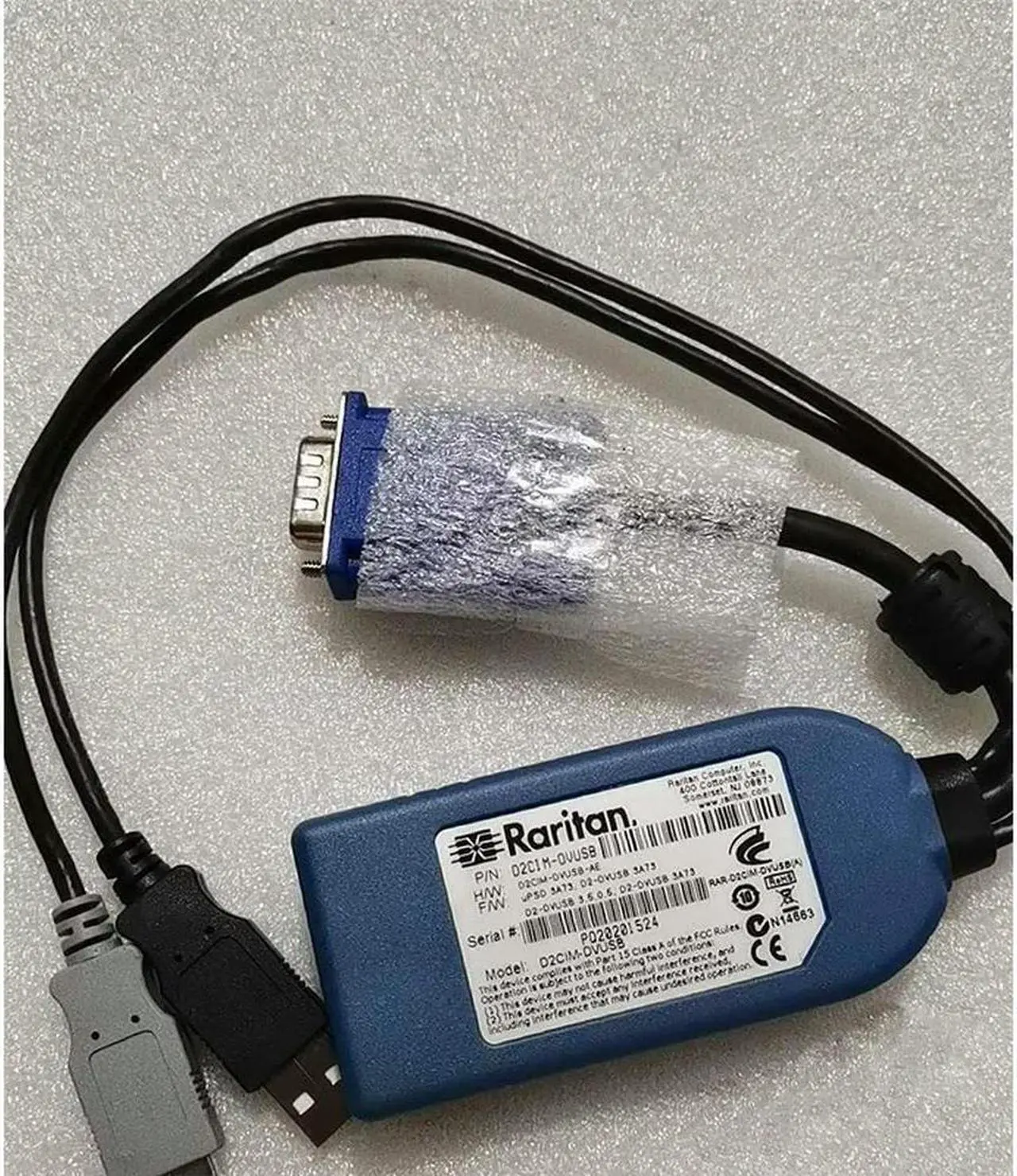 Main image of D2CIM-DVUSB FOR Raritan Dominion KX II Computer Interface Module - KVM extender