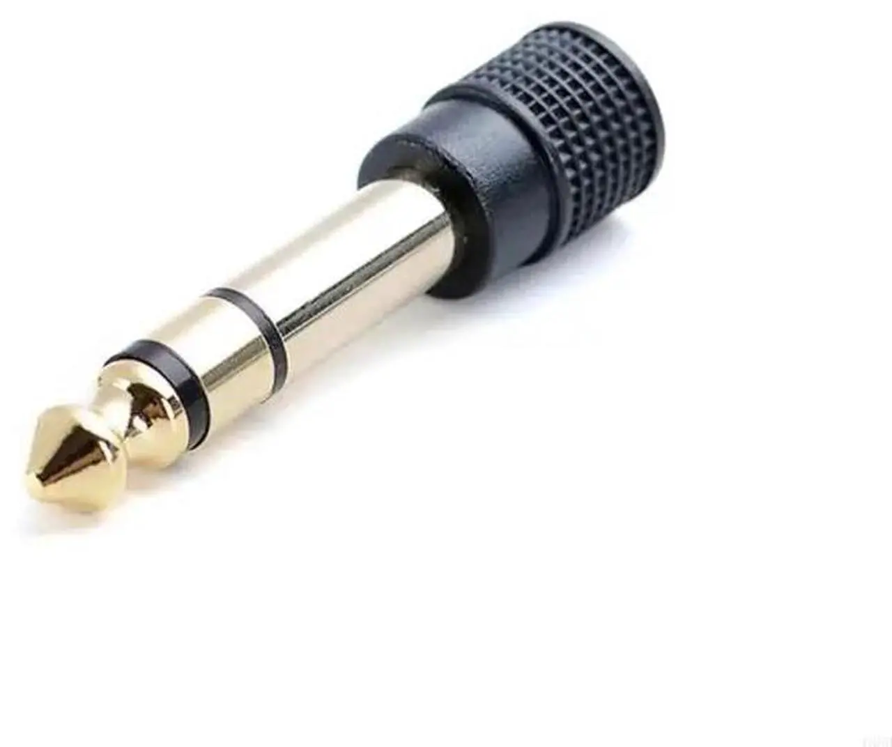 Alt view image 4 of 4 - 2pcs 6.35mm Male Plug to 3.5mm Female Connector Headphone Amplifier Audio Adapter Microphone AUX 6.3 3.5mm Converter
