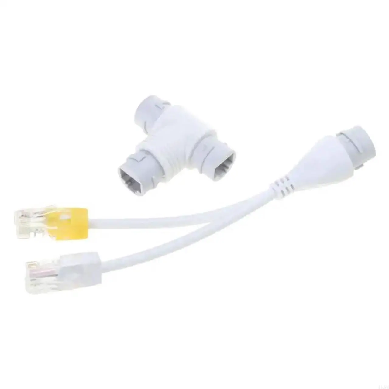 Alt view image 3 of 4 - 45BB 2-in-1 POE Splitter Three-way RJ45 Connector for Networks Monitoring System