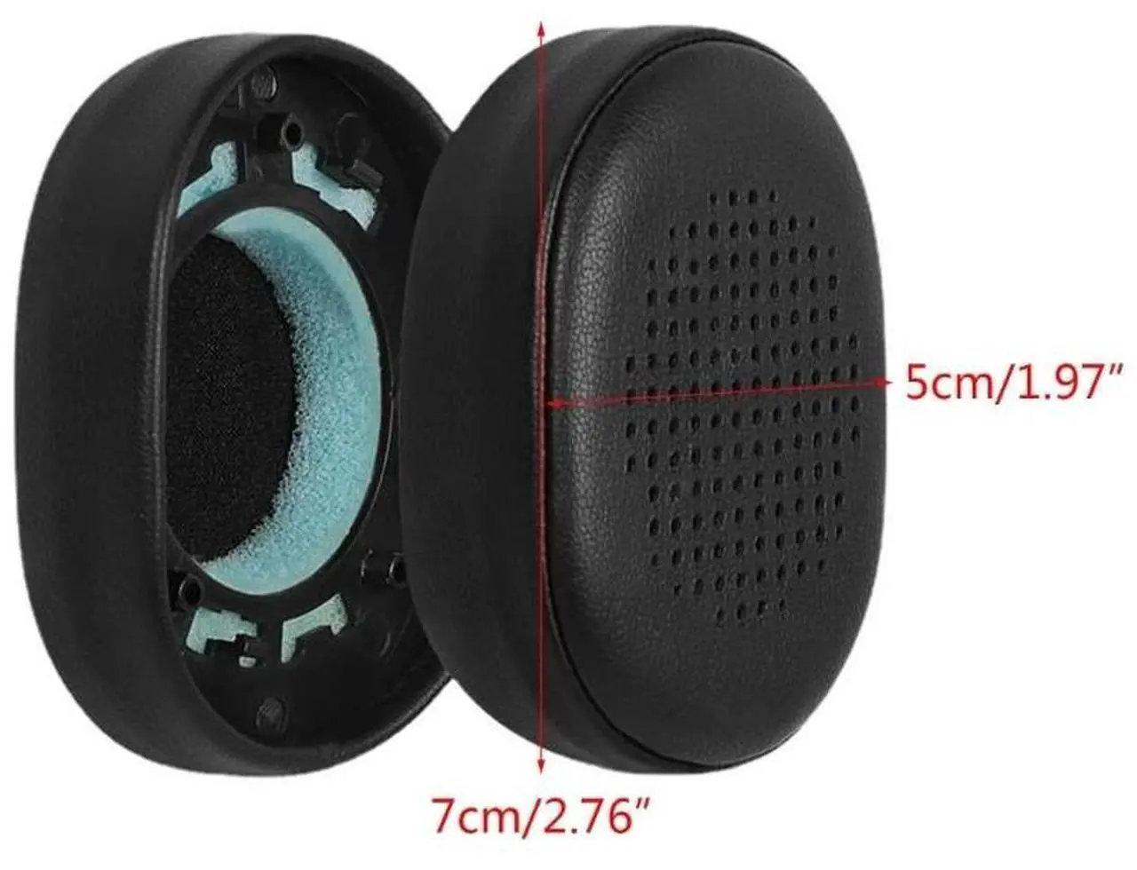 Alt view image 3 of 3 - 1Pair Replacement Soft Sponge Earpads For KEF M400 M500 Headphones Accessories Leather Ear Pads Headset Cushions Covers Repair