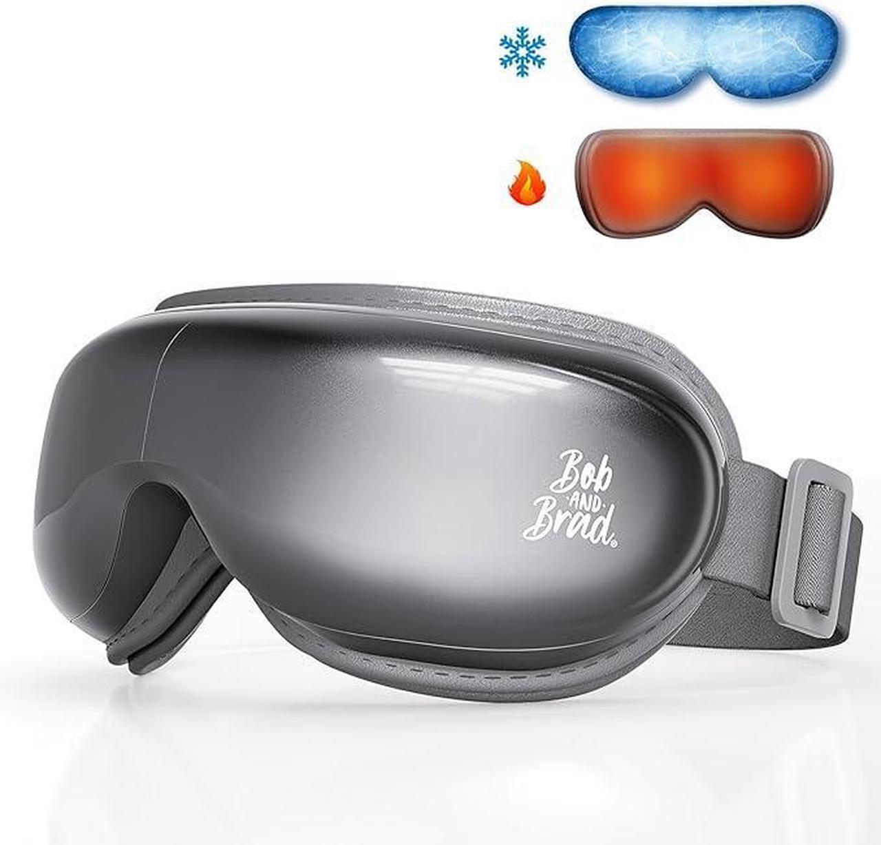 Main image of BOB AND BRAD Eye Massager with Heat and Cooling, Heated Face Massager Eye Mask for Migraines Eye Strain Dry Eye Relief Improve Sleep, FSA HSA Eligible, Idea Gift for Men Women Boy Girls Grey
