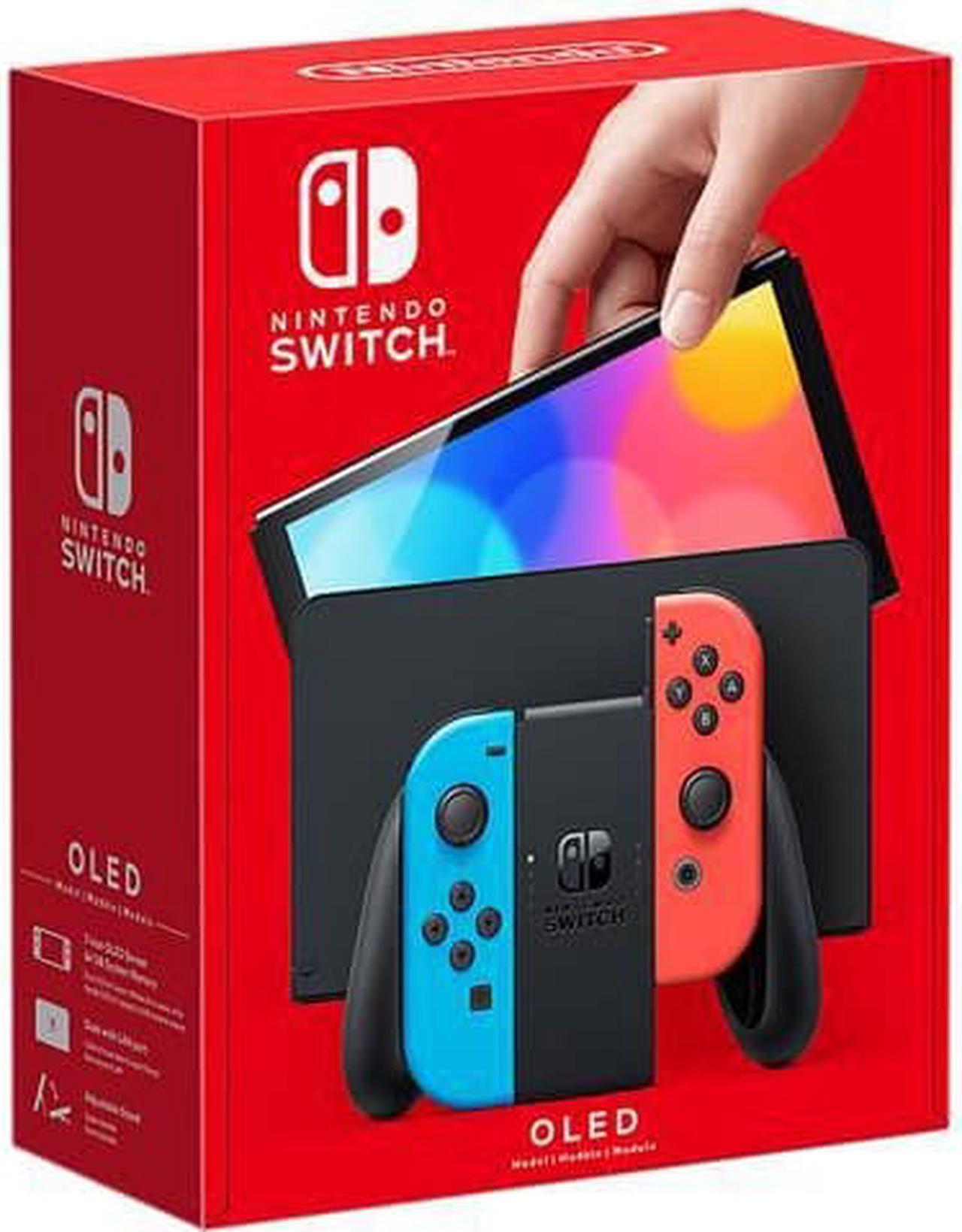 Nintendo Switch  OLED Model w/ Neon Red & Neon Blue Joy-Con (Japanese Version) - OEM