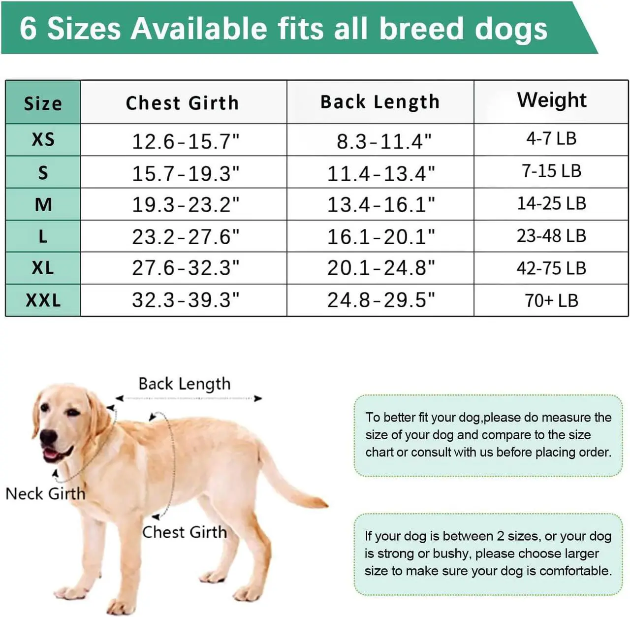 Alt view image 2 of 5 - Kuoser Recovery Suit for Dogs Cats After Surgery, Professional Pet Recovery Shirt Dog Abdominal Wounds Bandages, Substitute E-Collar & Cone,Prevent Licking Dog Onesies Pet Surgery Recovery Suit