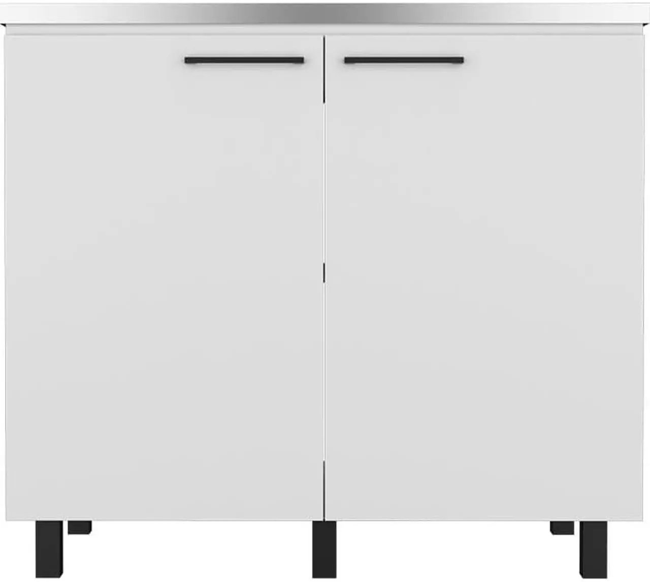 Alt view image 2 of 7 - Utility sink cabinet, Burwood, White -White