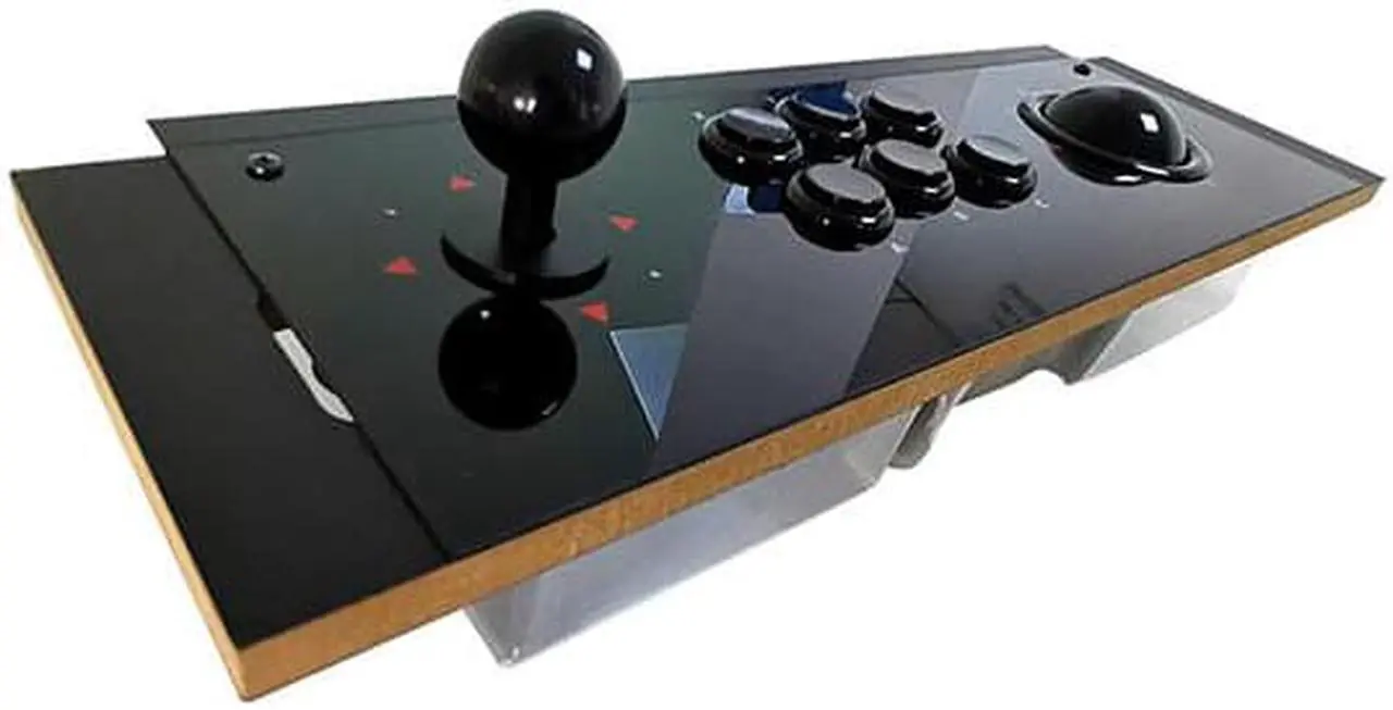 Alt view image 2 of 5 - Arcade Control Panel, Drop-In Upgrade For Legends Pinball Arcade Machine, Home Arcade, Plug and Play Arcade Style 8-Way Joy Stick and Trackball Controllers - OEM