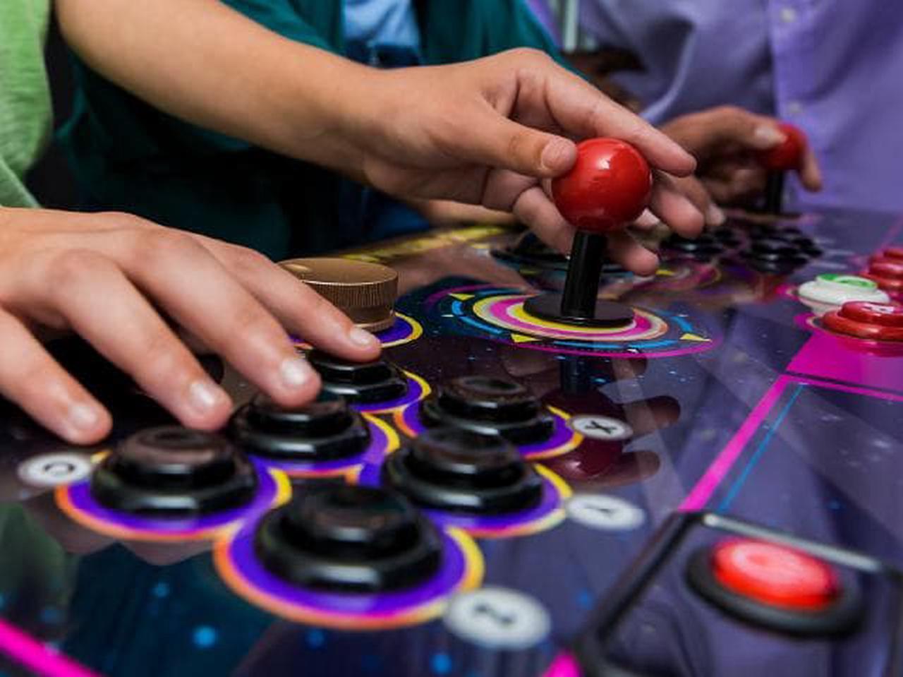 Alt view image 6 of 6 - Legends Ultimate Arcade, Full Size Game Machine, Home Arcade, Classic Retro Video Games, Over 300 Licensed Arcade and Console Games, Action Fighting Puzzle Sports & More, WiFi, HDMI, Bluetooth