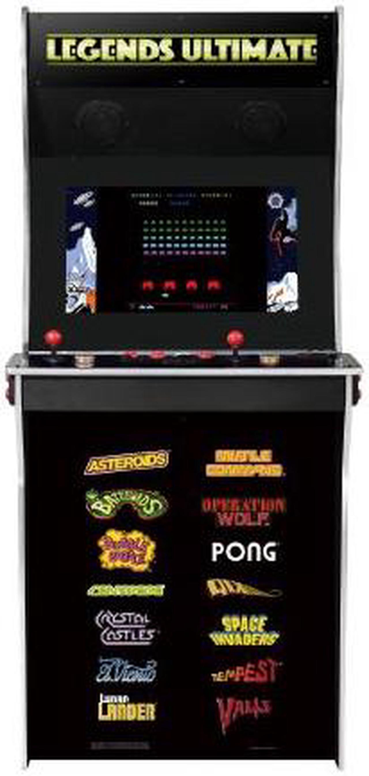 Alt view image 2 of 7 - AtGames Legends Ultimate Arcade, Full Size Game Machine, Home Arcade, Classic Retro Video Games, 300 Licensed Arcade and Console Games, Action Fighting Puzzle Sports & More, WiFi, HDMI, Bluetooth