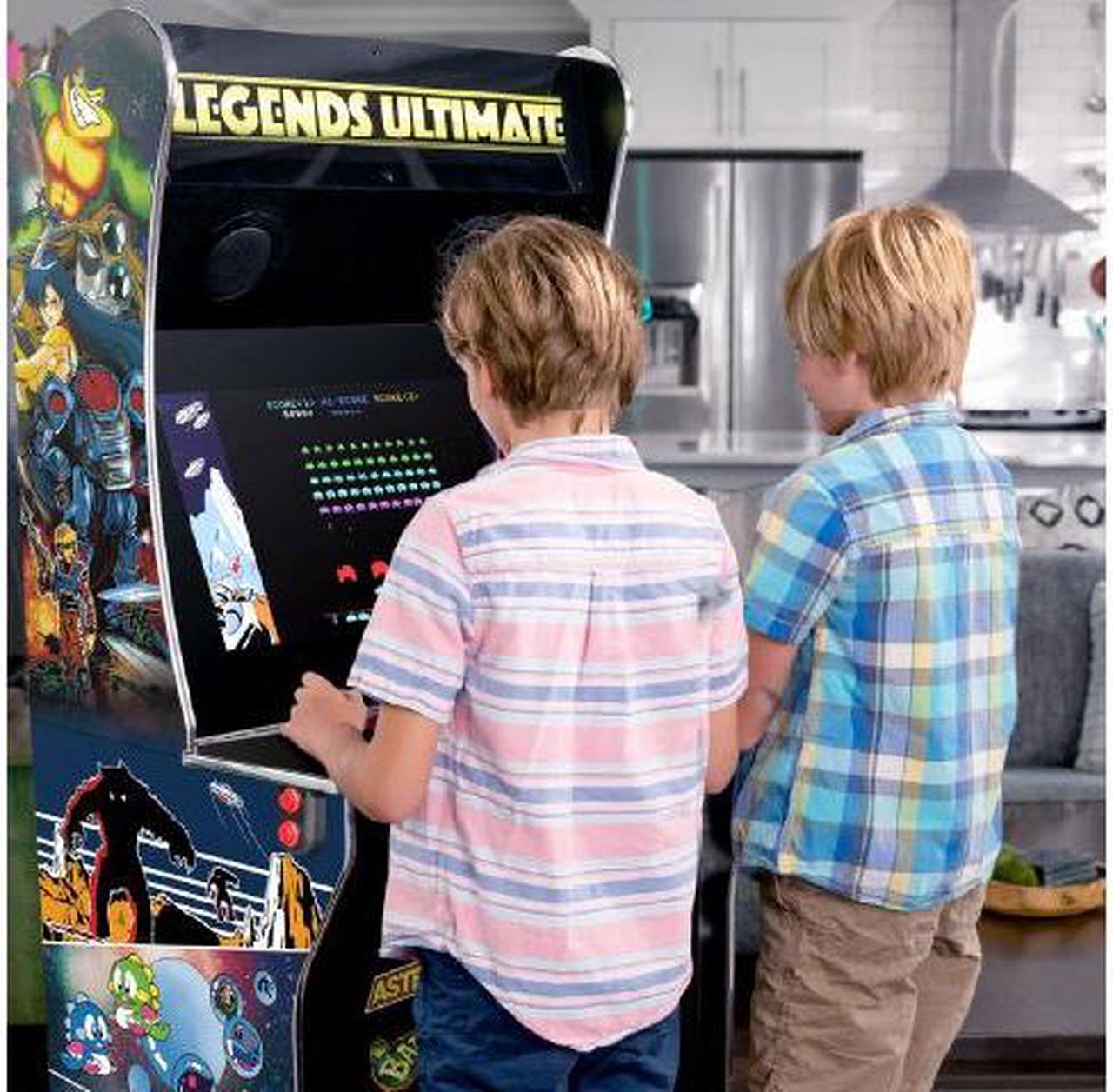 Alt view image 3 of 7 - AtGames Legends Ultimate Arcade, Full Size Game Machine, Home Arcade, Classic Retro Video Games, 300 Licensed Arcade and Console Games, Action Fighting Puzzle Sports & More, WiFi, HDMI, Bluetooth