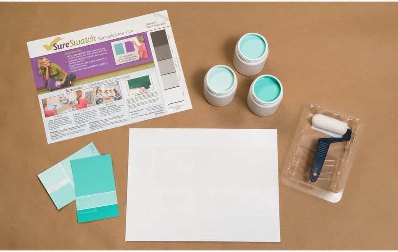 Alt view image 5 of 6 - 9 In. X 12. In Peel And Stick Paint Samples (3-Pack)