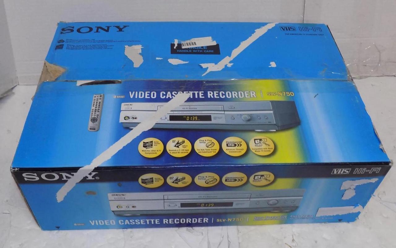 Main image of Sony Slv-N750 VHS VCR VHS Player with Hdmi Adapter