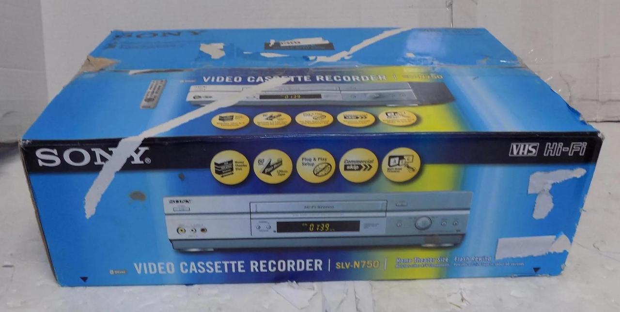 Alt view image 6 of 6 - Sony Slv-N750 VHS VCR VHS Player with Hdmi Adapter