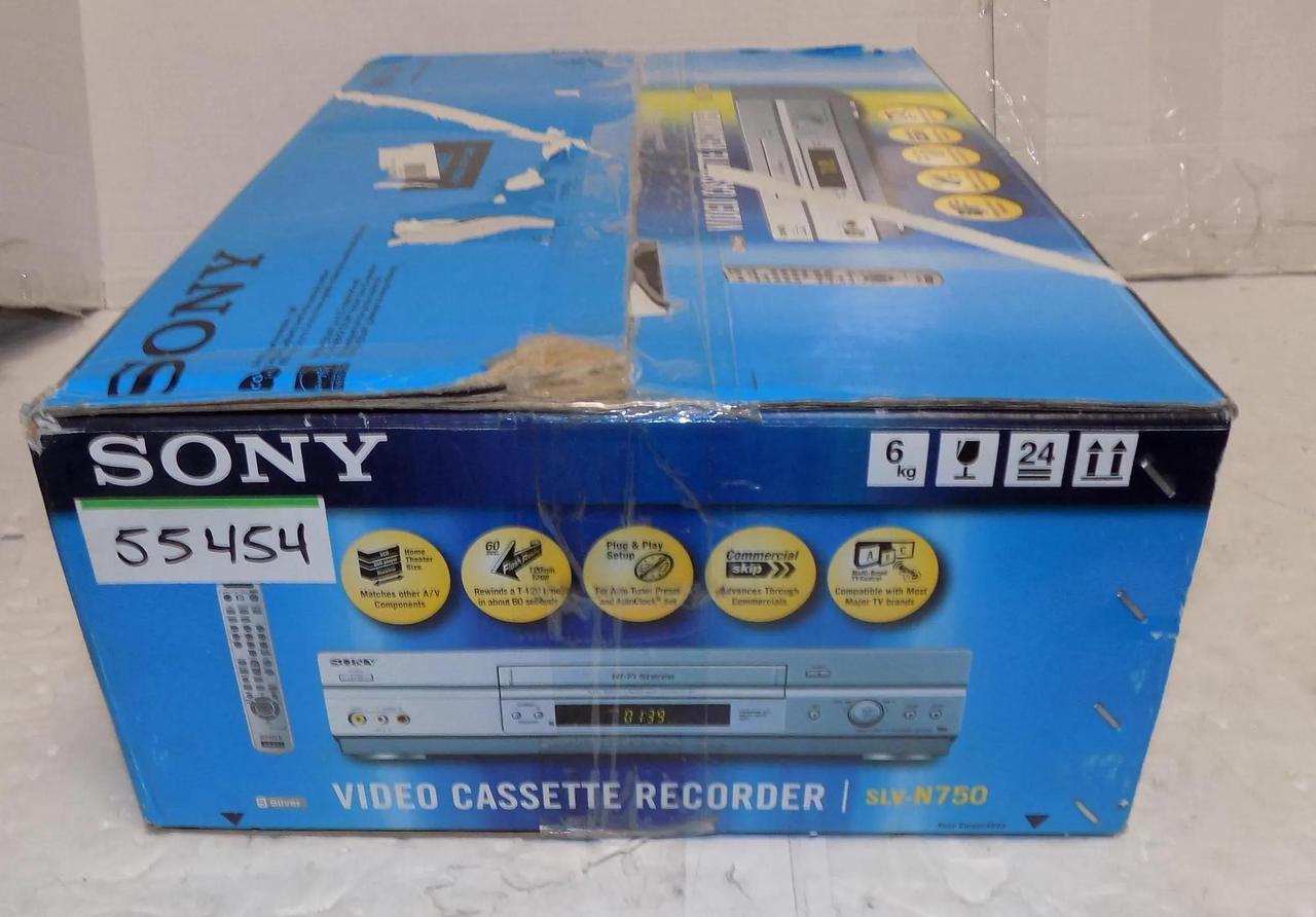 Alt view image 5 of 6 - Sony Slv-N750 VHS VCR VHS Player with Hdmi Adapter
