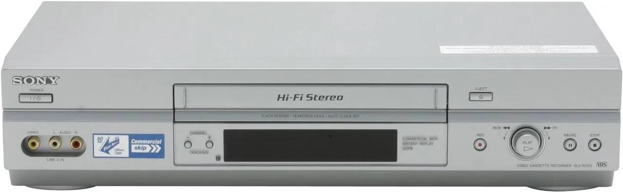 Alt view image 2 of 6 - Sony Slv-N750 VHS VCR VHS Player with Hdmi Adapter