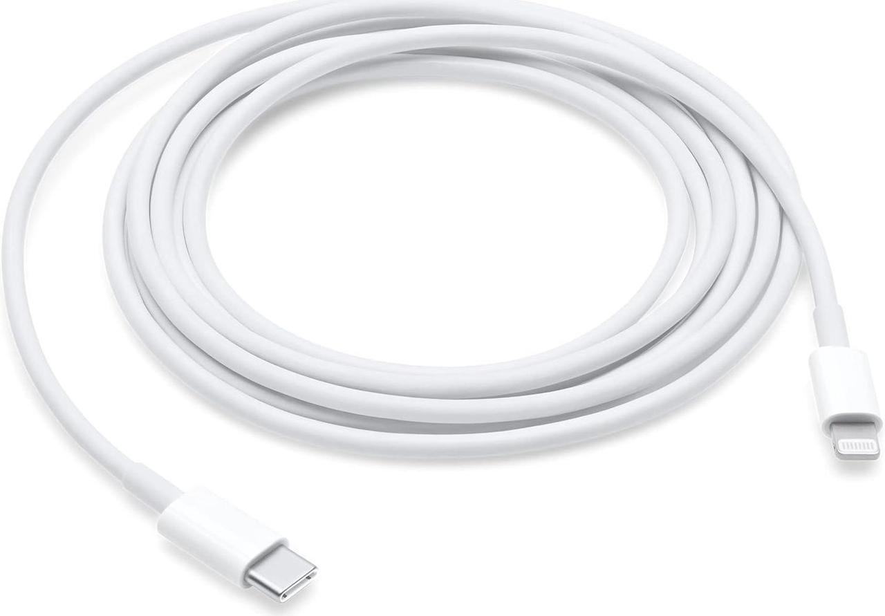 Main image of Jaspertronics Six Foot Long Length (2M) 8 Pin Connector to USBC Charging Cable compatible with select iOS devices.