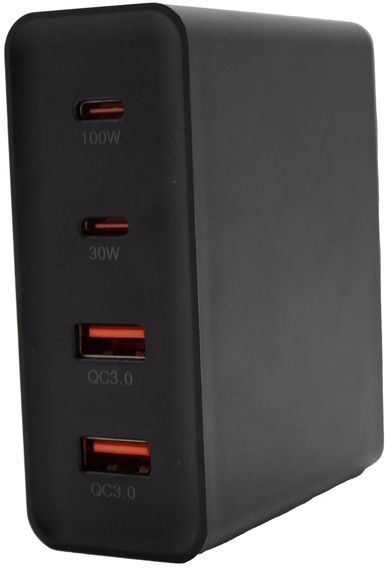 Alt view image 5 of 6 - Jaspertronics 130W USB-C Fast Charger - 4 Port Power Adapter for Laptops & Devices, High-Speed Charging, Intelligent Power Allocation, Compact & Portable, Ideal for Home, Office & Travel Use