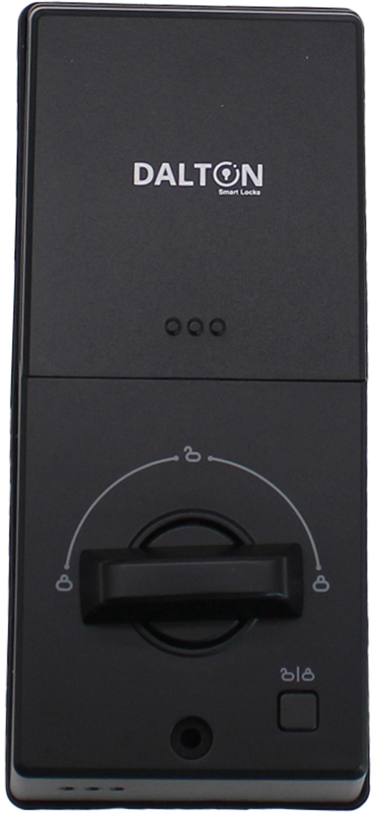Alt view image 4 of 5 - Dalton Z09 Smart Lock - Biometric, Bluetooth, PIN Code, Key Access, Auto Lock/Unlock, Anti-Tamper Security, Tuya-Compatible, Durable Zinc Alloy, Easy Installation - Black