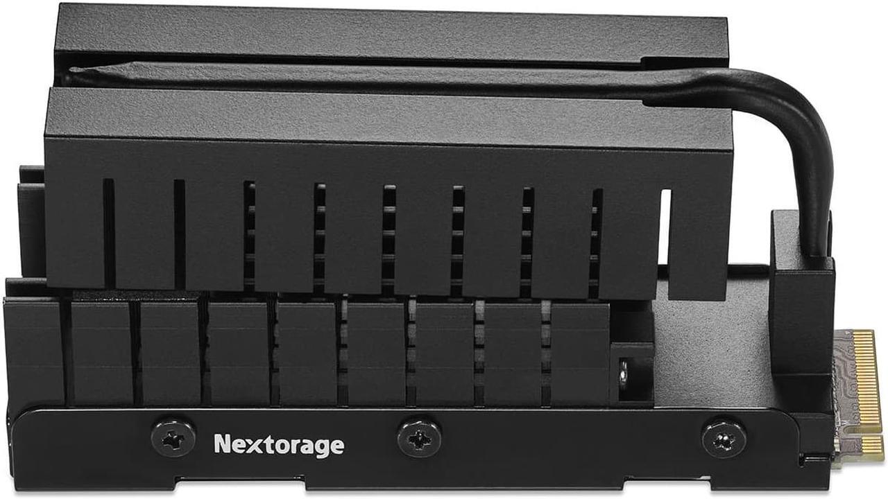Alt view image 2 of 7 - Nextorage X series 1TB NVMe2.0 M.2 2280 SSD PCIe Gen5x4 with Heatsink 3D TLC 700TBW with Maximum Transfer Speed Read 11,700MB/s Write 9,500MB/s