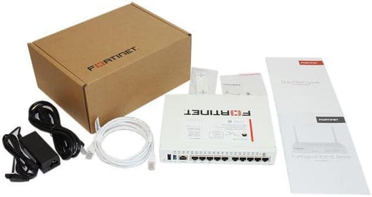 Fortinet FortiGate FG-60E- 10 x GE RJ45 ports Max managed FortiAPs security appliance