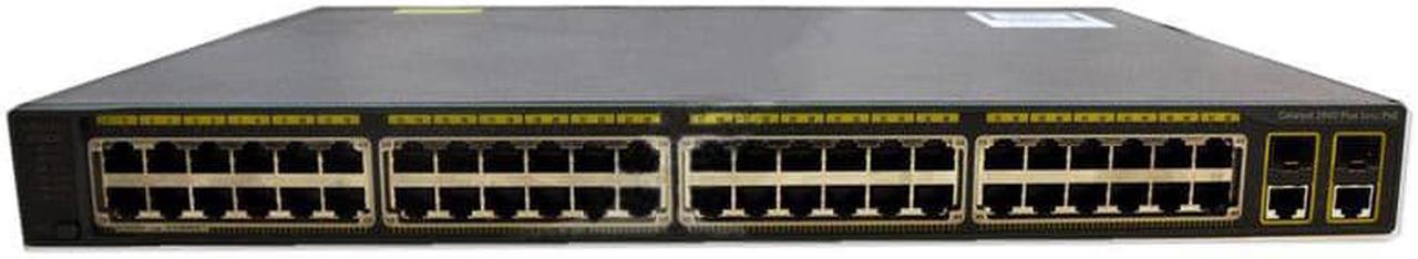 WS-C2960+48PST-L 2960 Plus Switch
 2960 Plus 48 10/100 PoE + 2 1000BT +2 SFP LAN Base