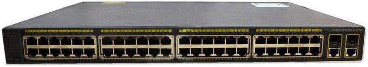 WS-C2960+48PST-L 2960 Plus Switch 2960 Plus 48 10/100 PoE + 2 1000BT +2 SFP LAN Base(WS-C2960+48PST-L)