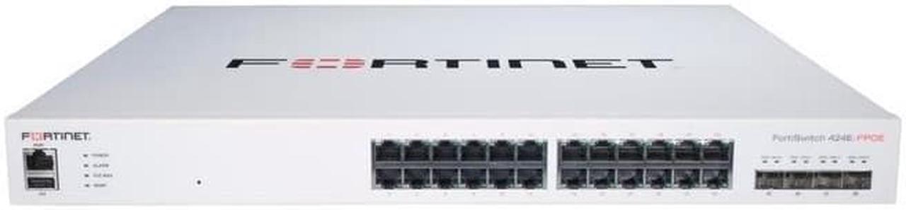 Fortinet FortiSwitch 424E-FPOE Ethernet Switch - Appliance Only(FS-424E-FPOE)