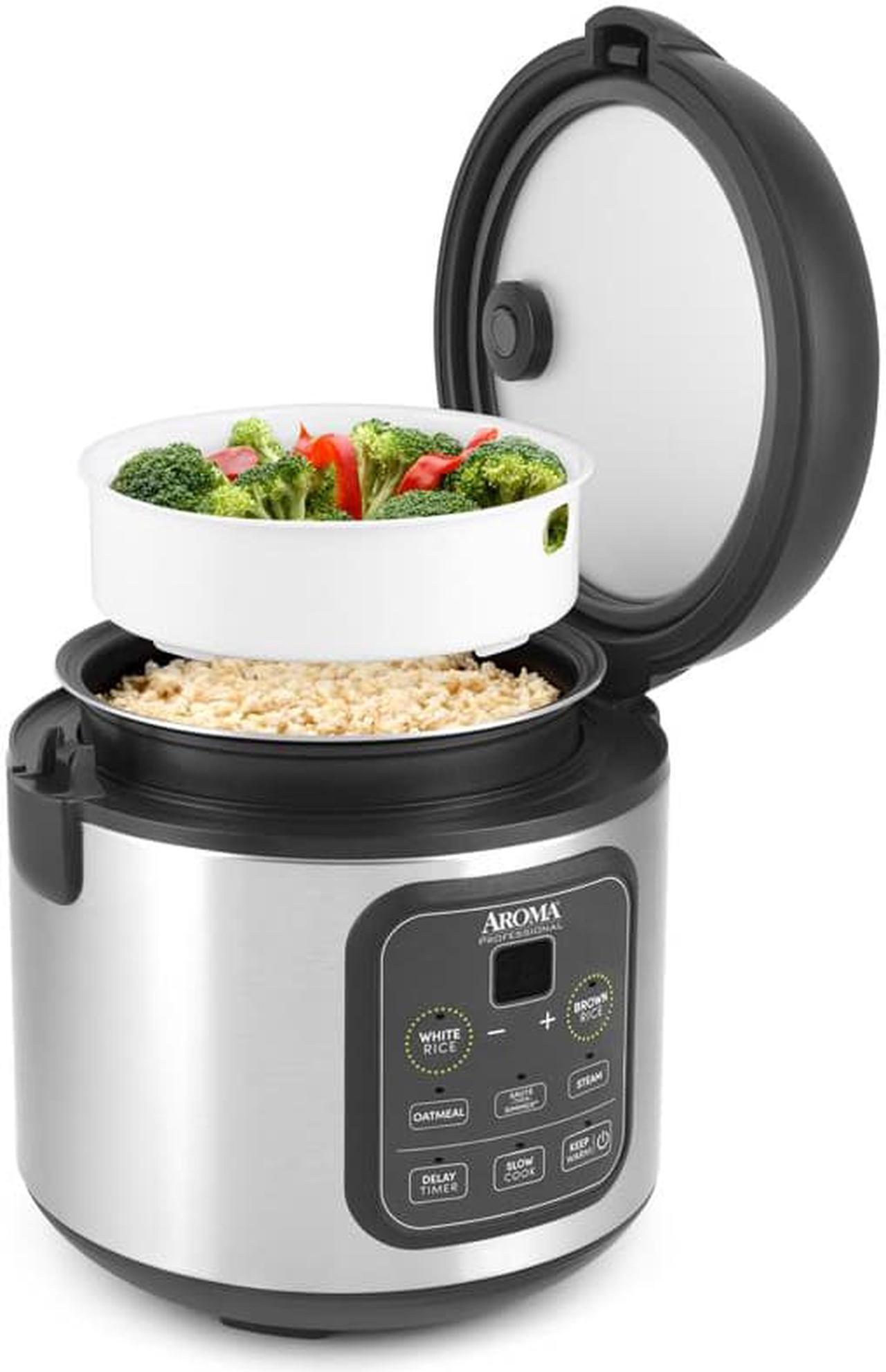 Alt view image 3 of 5 - AROMA® Professional 8-Cup (Cooked) / 2Qt. Digital Rice & Grain Multicooker (ARC-994SG)