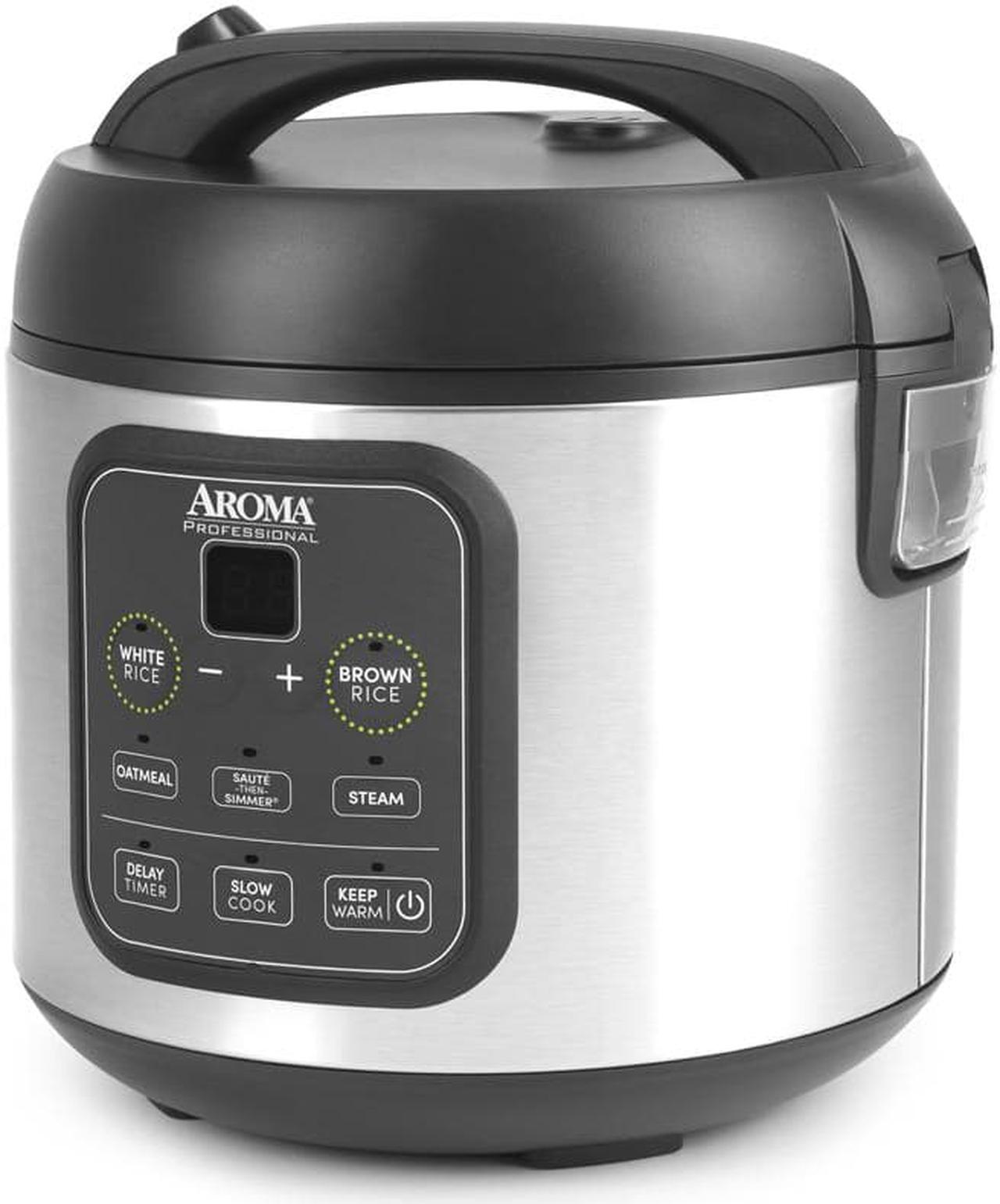 Alt view image 2 of 5 - AROMA® Professional 8-Cup (Cooked) / 2Qt. Digital Rice & Grain Multicooker (ARC-994SG)