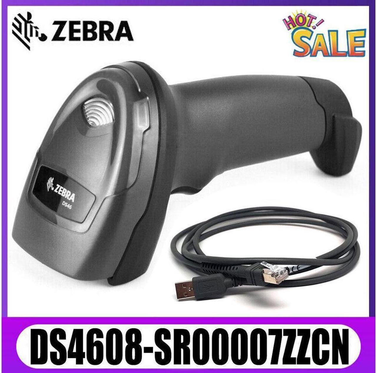 Zebra DS4608-SR Standard Range Area-imaging Handheld 2D Barcode Scanner USB Kit